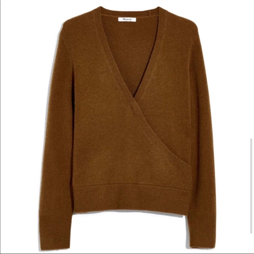 Madewell Alpaca wool faux wrap
